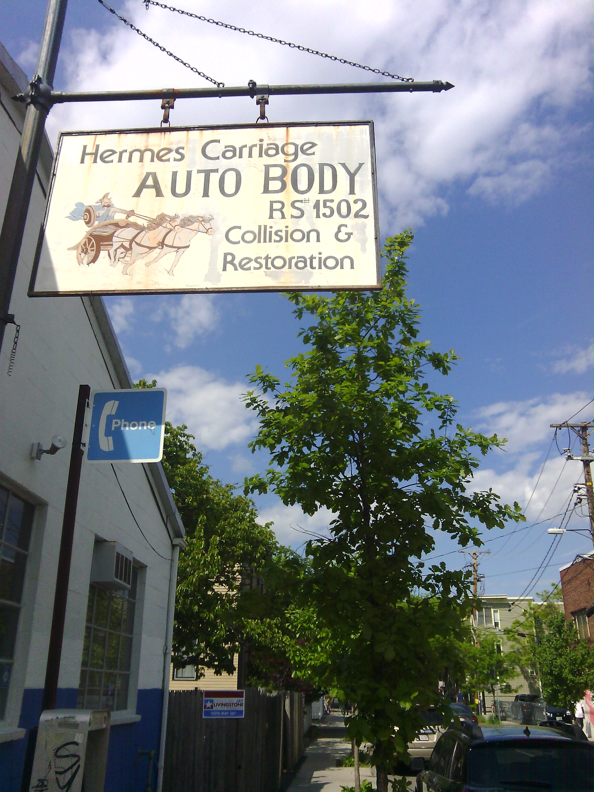 I never knew Hermes got around with a carriage. Maybe that's just what he ended up calling his flying shoes!