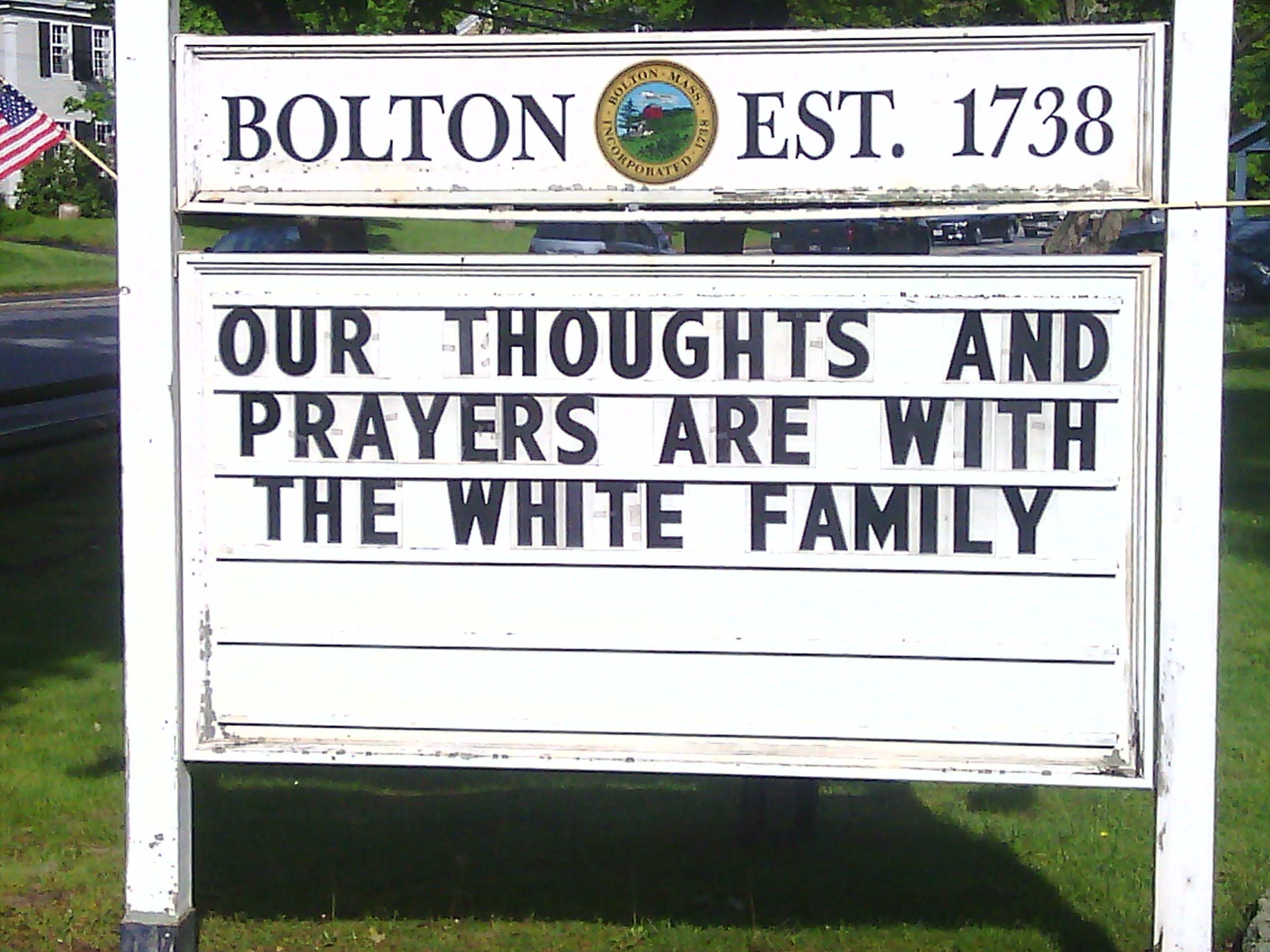 This was at a Church. Power to the white family. Forget dem blacks! (except not really that's horrible)